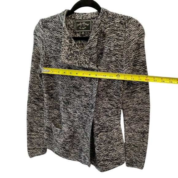Lucky Brand black and grey button sweater size xs - Picture 5 of 5